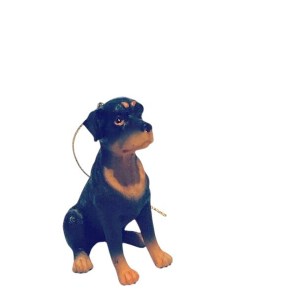 Vintage Rottweiler Dog Figurine Ornament - Picture 2 of 6